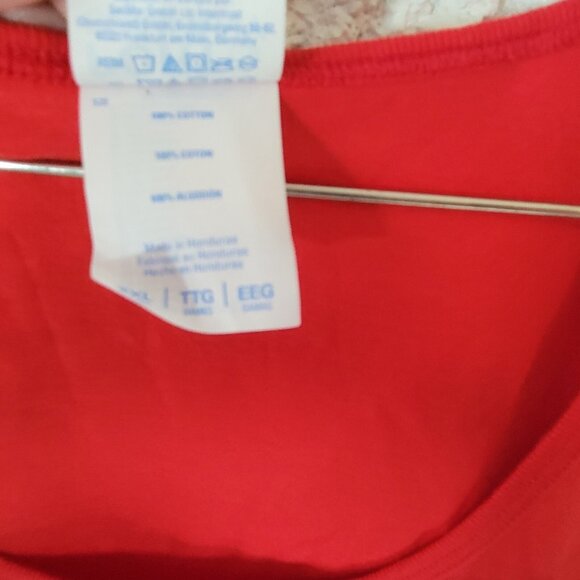 Donald Trump Womens Top XXL 2XL Plus Tank Red Fight Pennsylvania Rally NOV70E - Picture 8 of 8